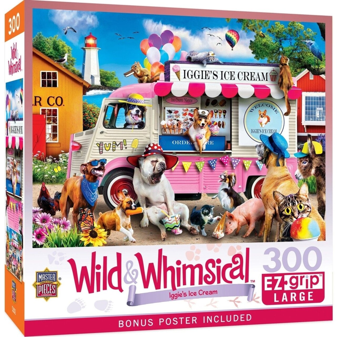 Wild And Whimsical - Iggys Ice Cream 300 Piece Ez Grip Jigsaw Puzzle